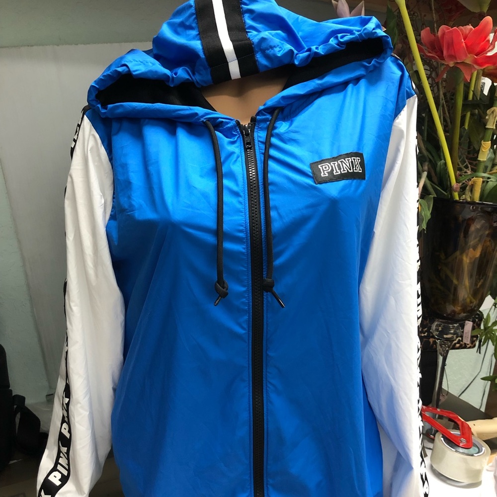 Victoria’s Secret Pink Colorblock Full Zip Anorak
